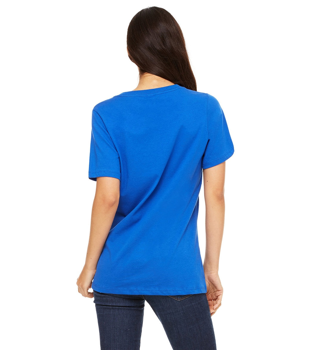 Bella + Canvas Women's Relaxed Jersey V-Neck T-Shirt