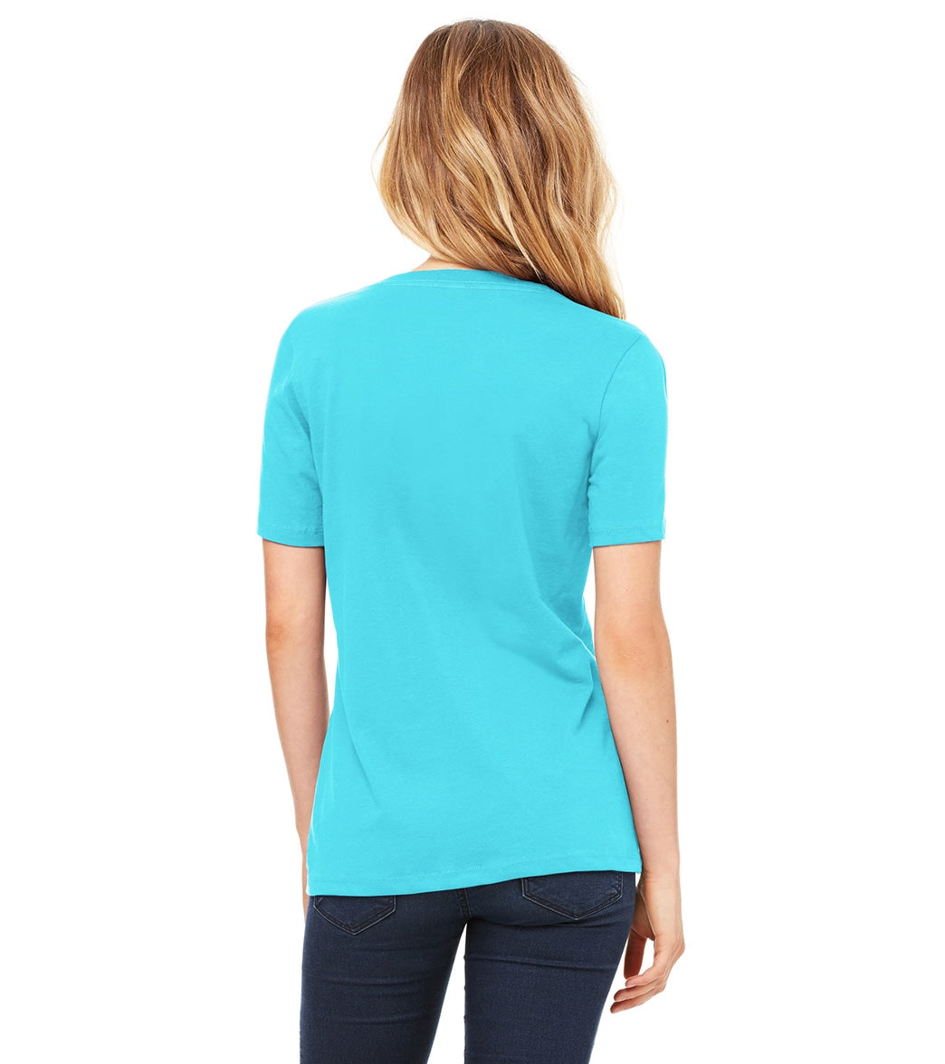 Bella + Canvas Women's Relaxed Jersey V-Neck T-Shirt