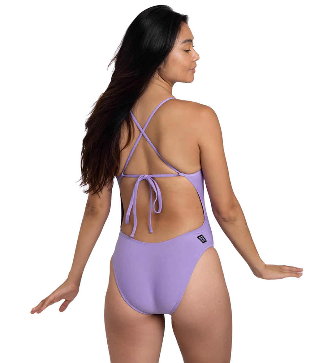 JOLYN Women's Jackson 4 Solid One Piece Swimsuit