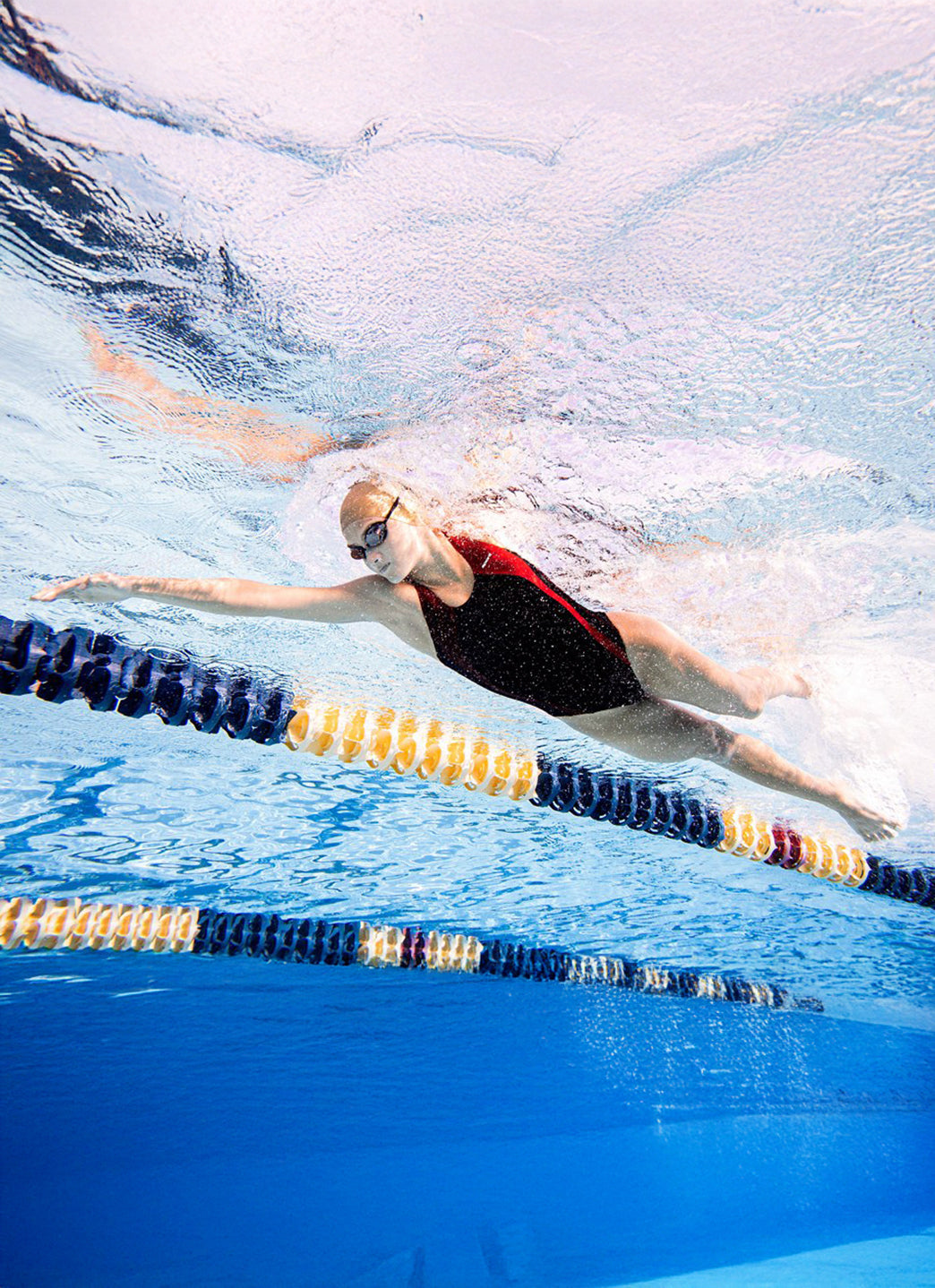 Sporti Piped Splice Wide Strap One Piece Swimsuit (22-44)