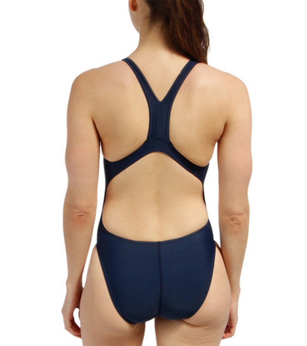 Sporti Piped Splice Wide Strap One Piece Swimsuit (22-44)
