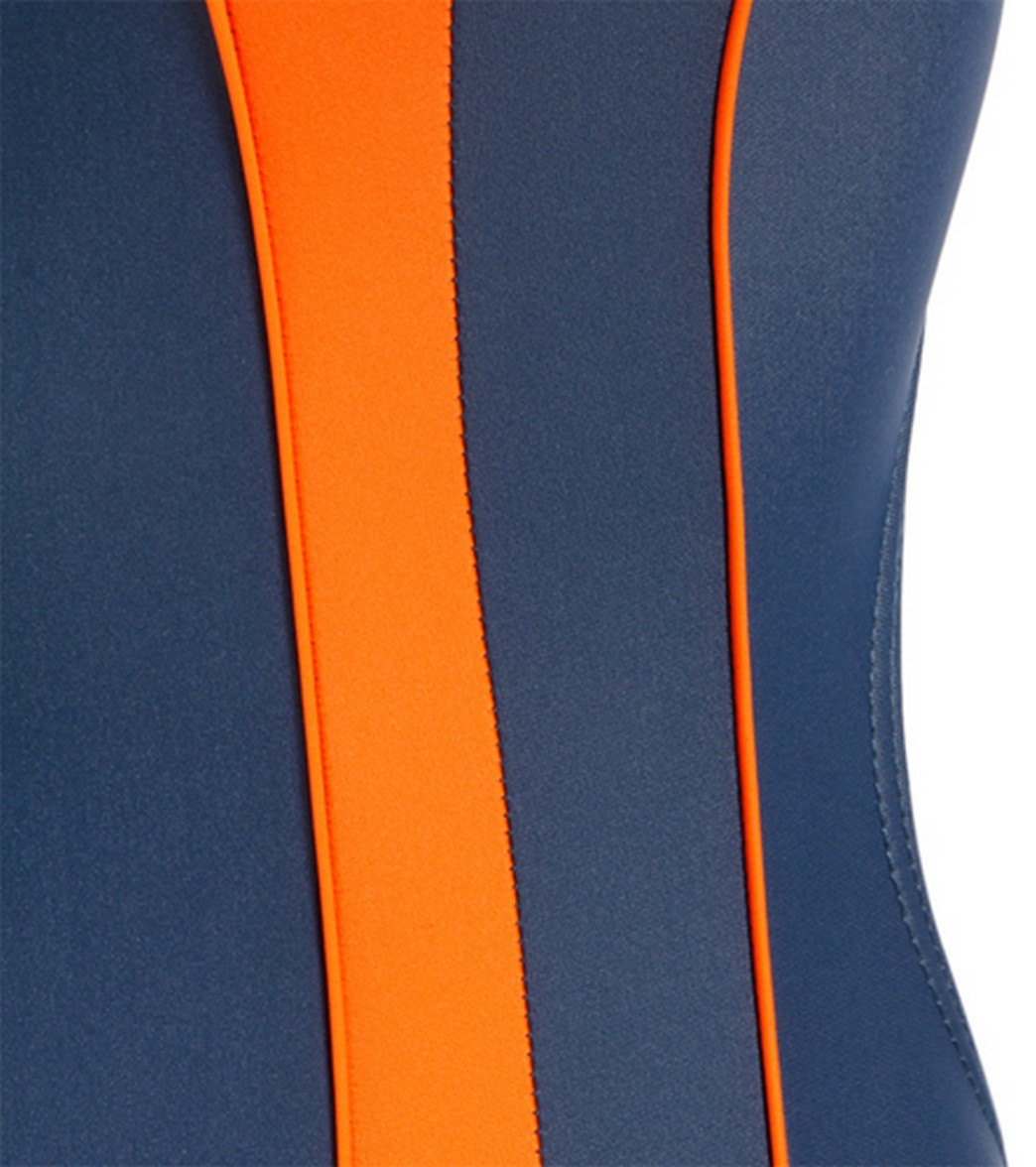 Sporti Piped Splice Wide Strap One Piece Swimsuit (22-44)