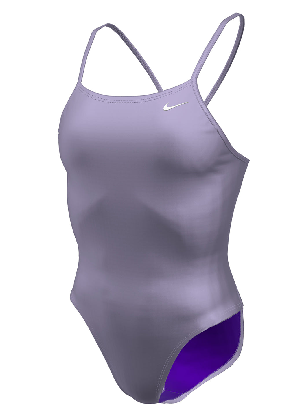 Nike Women's HydraStrong Solid Cut Out Tank One Piece Swimsuit