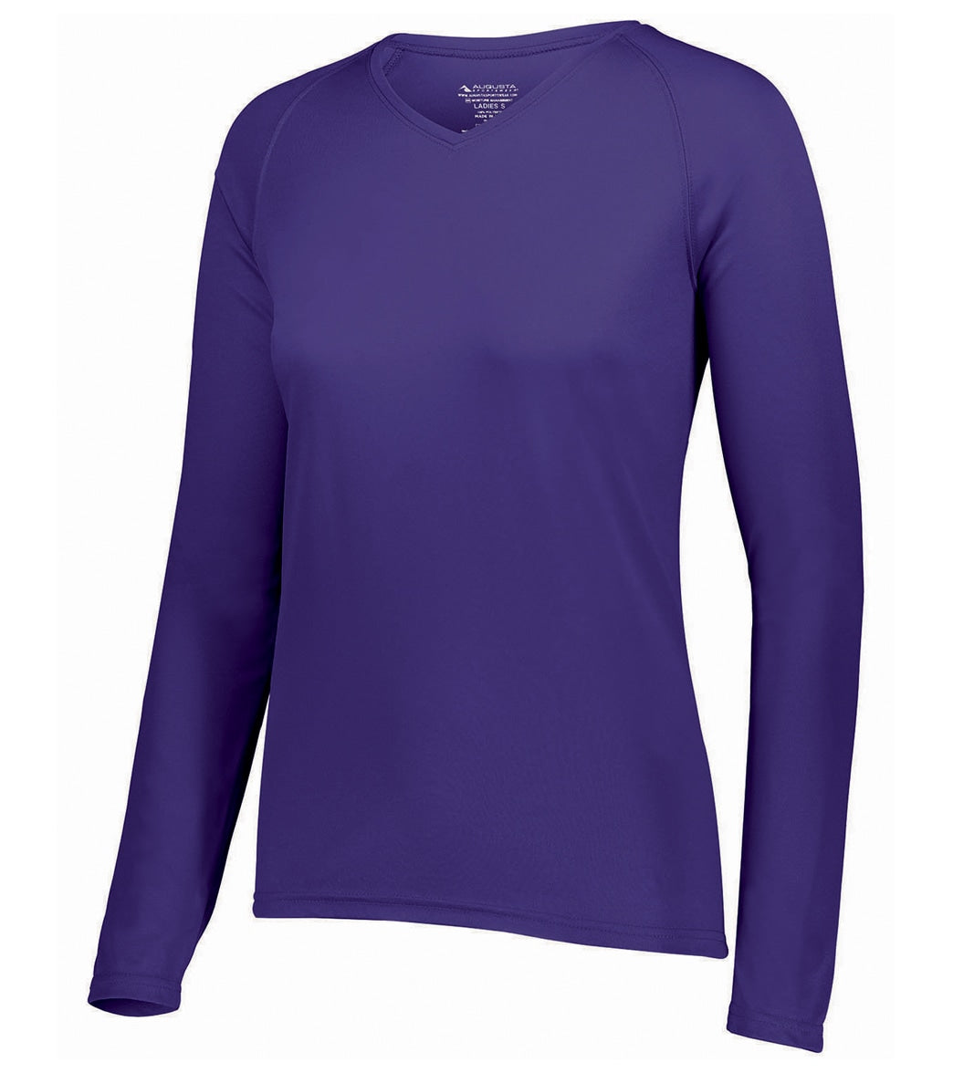 Augusta Sportswear Women's Attain Wicking Long Sleeve Rash Guard