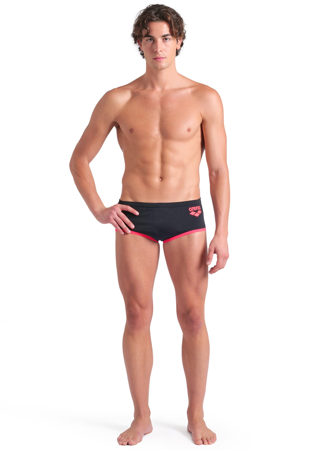 Arena Men's One Big Logo Square Leg Swimsuit