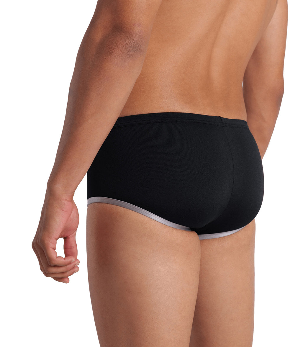 Arena Men's One Big Logo Square Leg Swimsuit