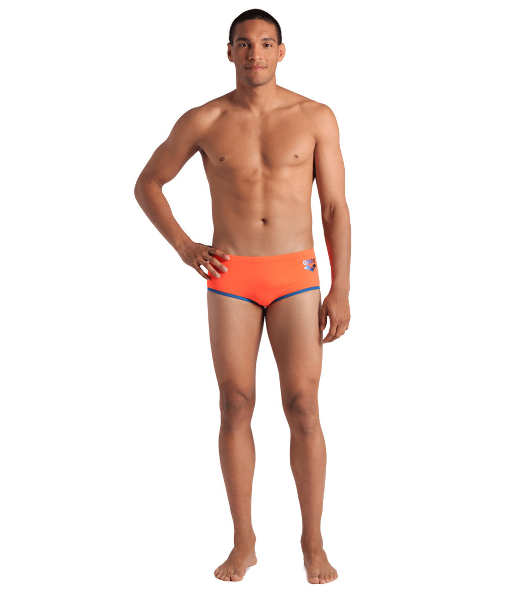 Arena Men's One Big Logo Square Leg Swimsuit