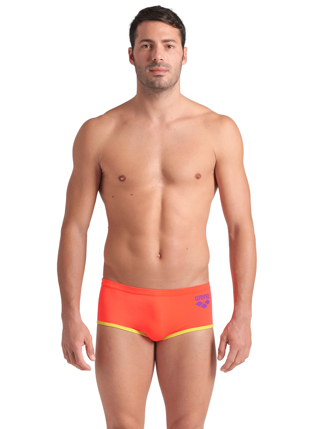 Arena Men's One Big Logo Square Leg Swimsuit