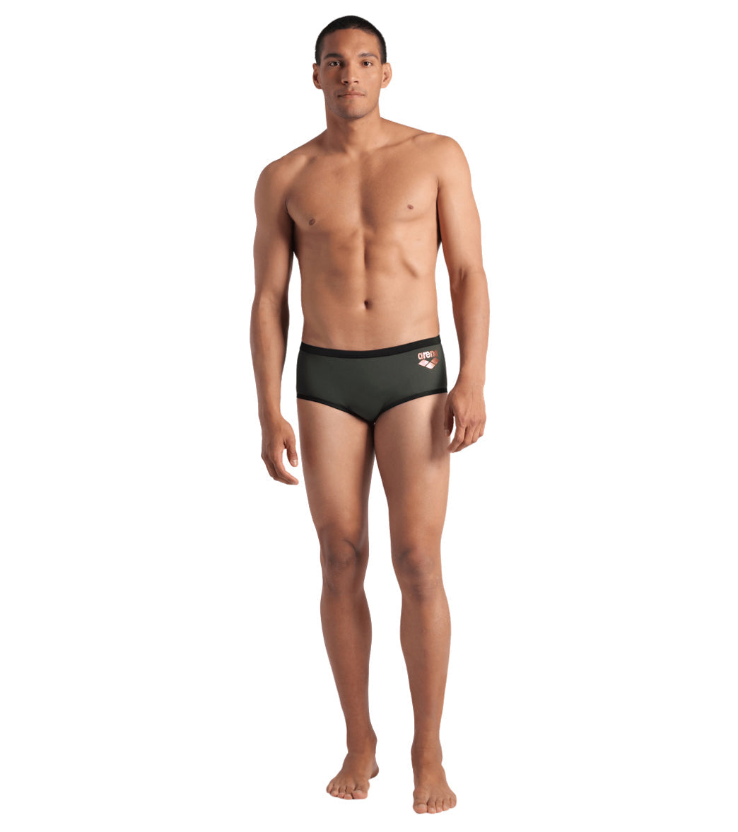 Arena Men's One Big Logo Square Leg Swimsuit