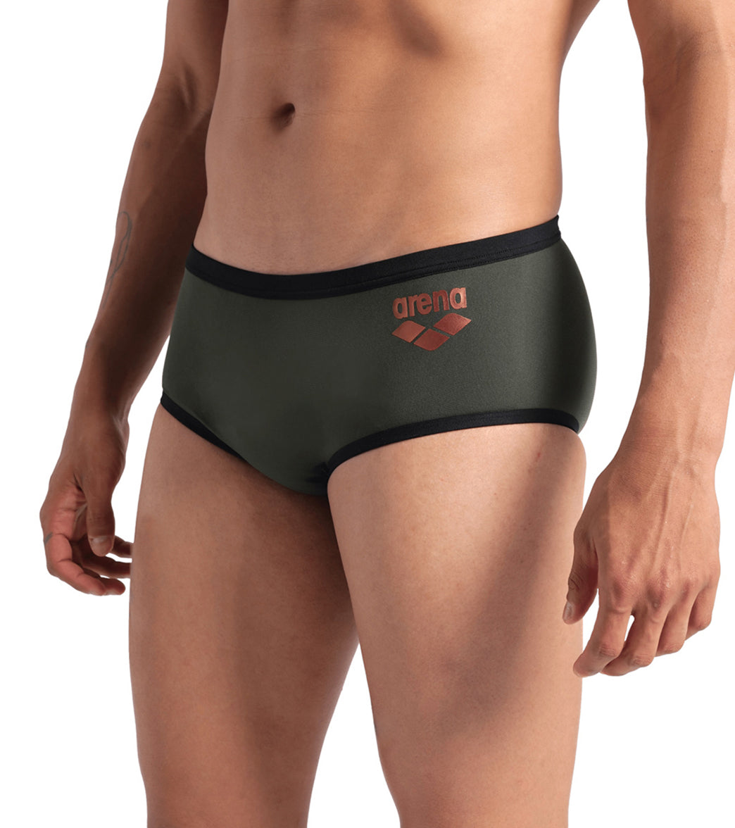 Arena Men's One Big Logo Square Leg Swimsuit