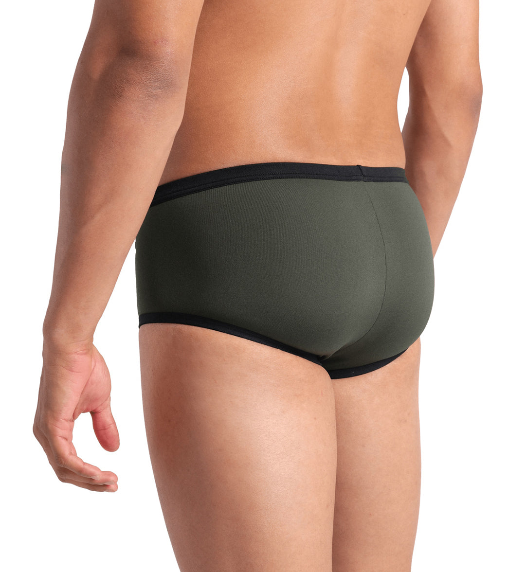 Arena Men's One Big Logo Square Leg Swimsuit