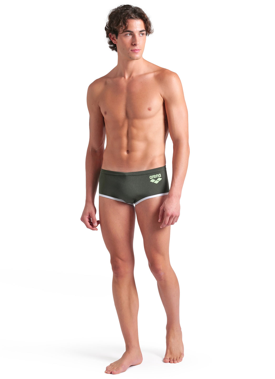 Arena Men's One Big Logo Square Leg Swimsuit