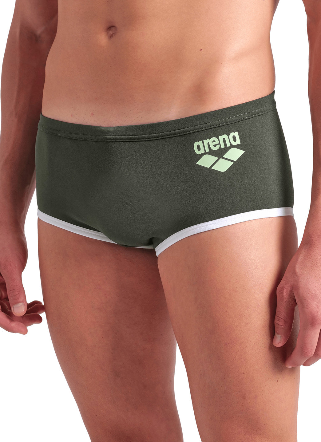 Arena Men's One Big Logo Square Leg Swimsuit