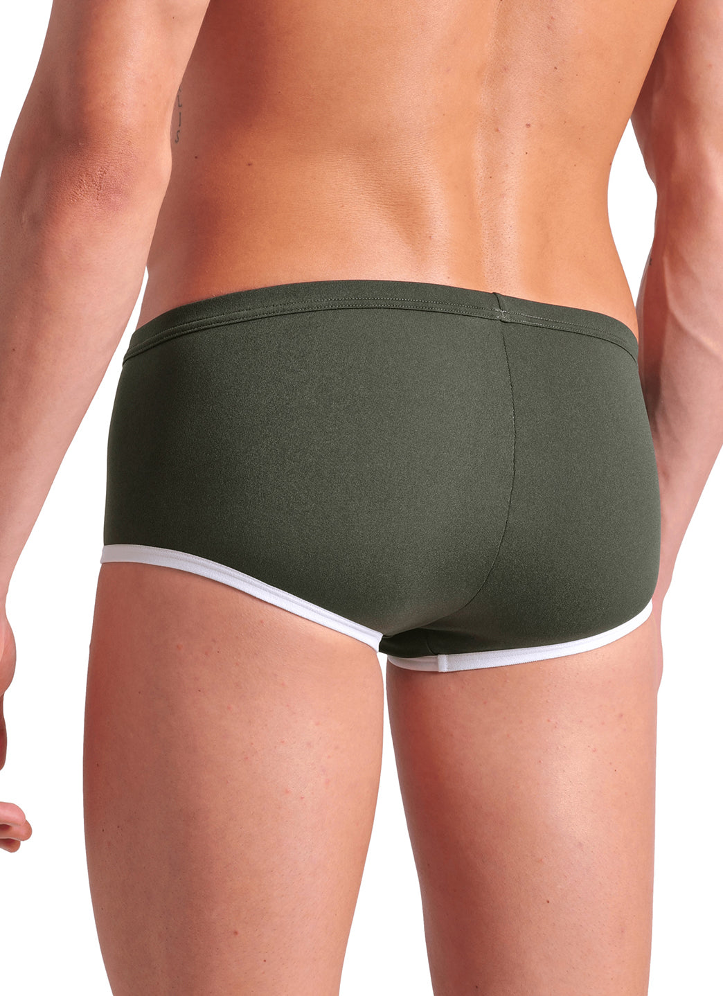 Arena Men's One Big Logo Square Leg Swimsuit