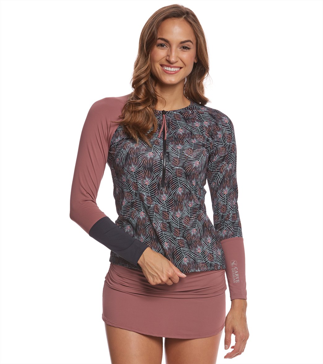 Carve Designs Women's Kona Long Sleeve Rashguard