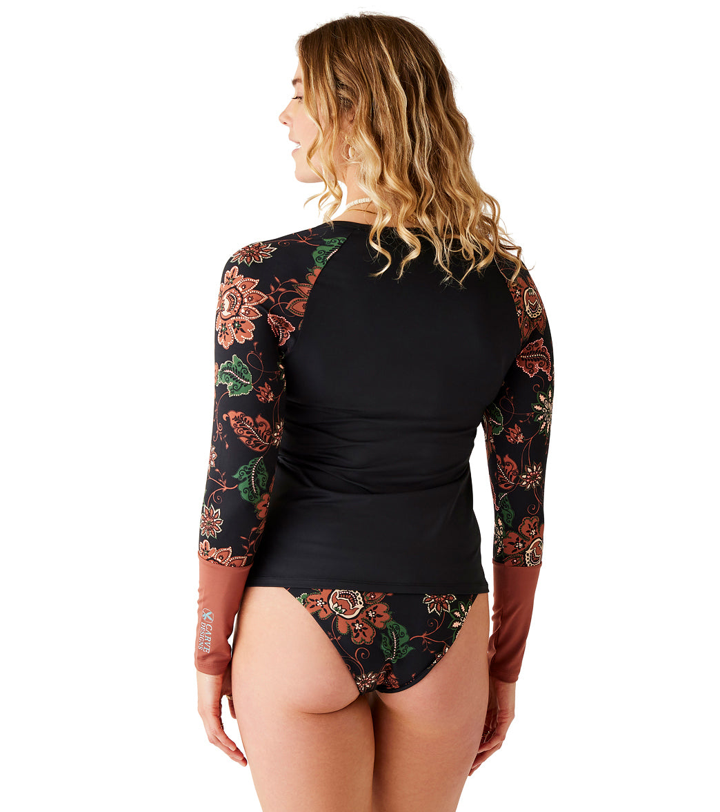 Carve Designs Women's Kona Long Sleeve Rashguard