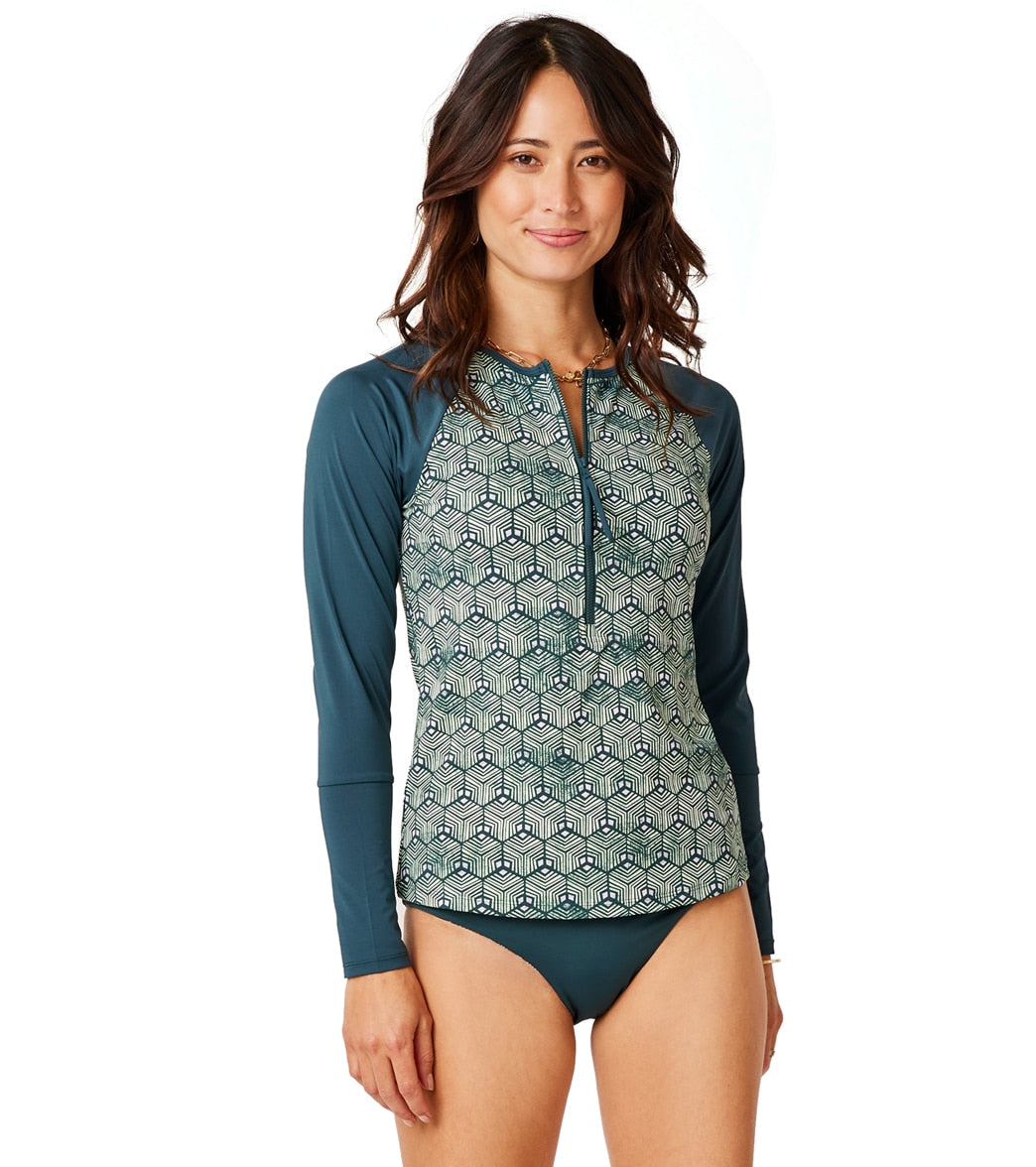 Carve Designs Women's Kona Long Sleeve Rashguard