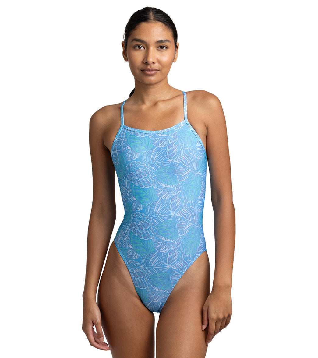 JOLYN Women's Perry Leavescape One Piece Swimsuit