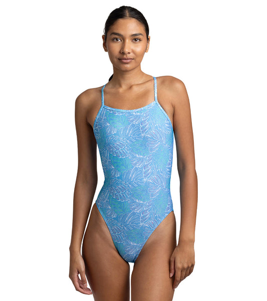 JOLYN Women's Perry Leavescape One Piece Swimsuit