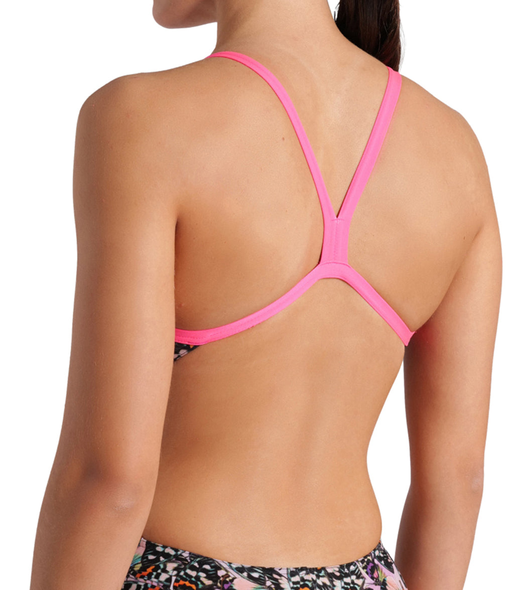 Arena Women's Butterflies Challenge Back One Piece Swimsuit