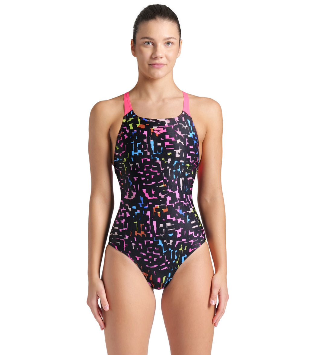 Arena Women's Mosaic Pro Back One Piece Swimsuit