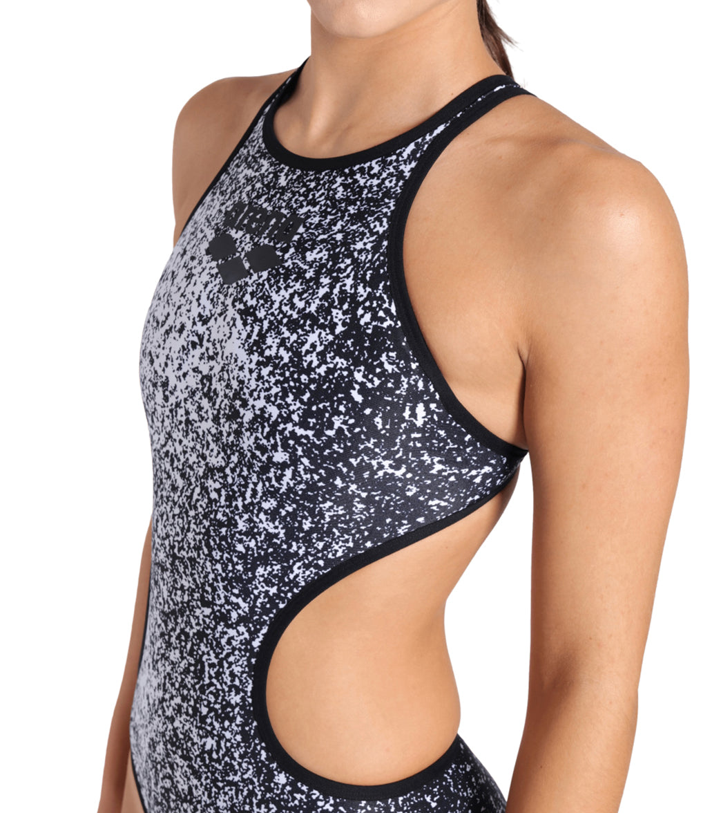 Arena Women's One Paints Tech Back One Piece Swimsuit