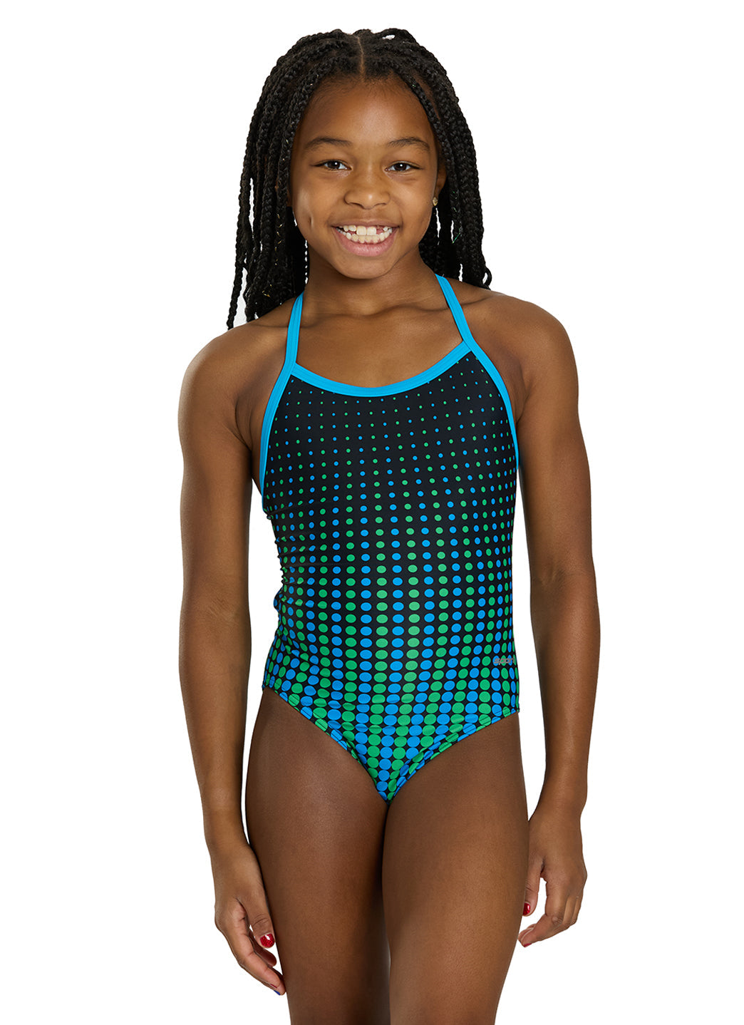 Sporti Molecule Thin Strap One Piece Swimsuit (22-44)