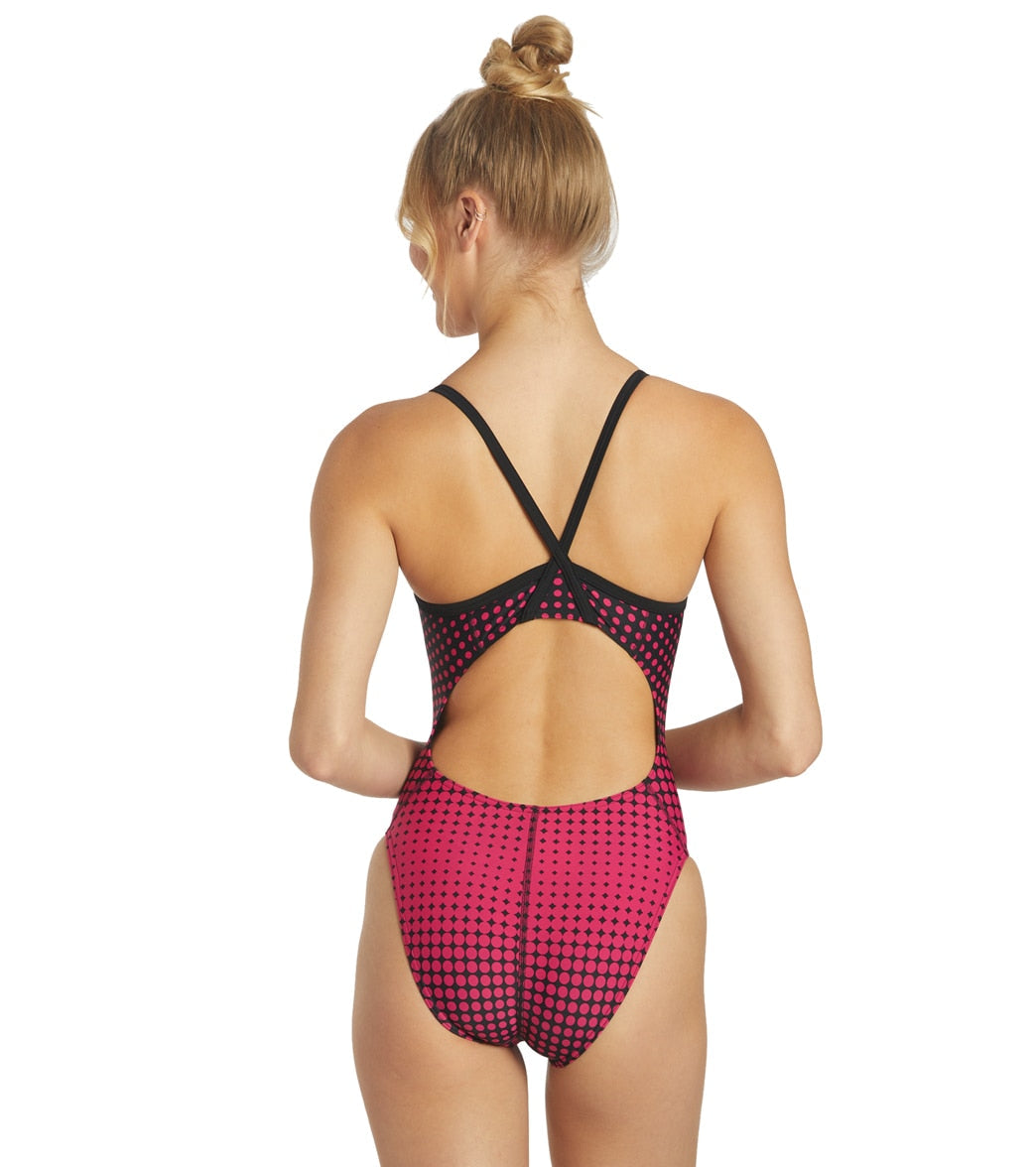 Sporti Molecule Thin Strap One Piece Swimsuit (22-44)
