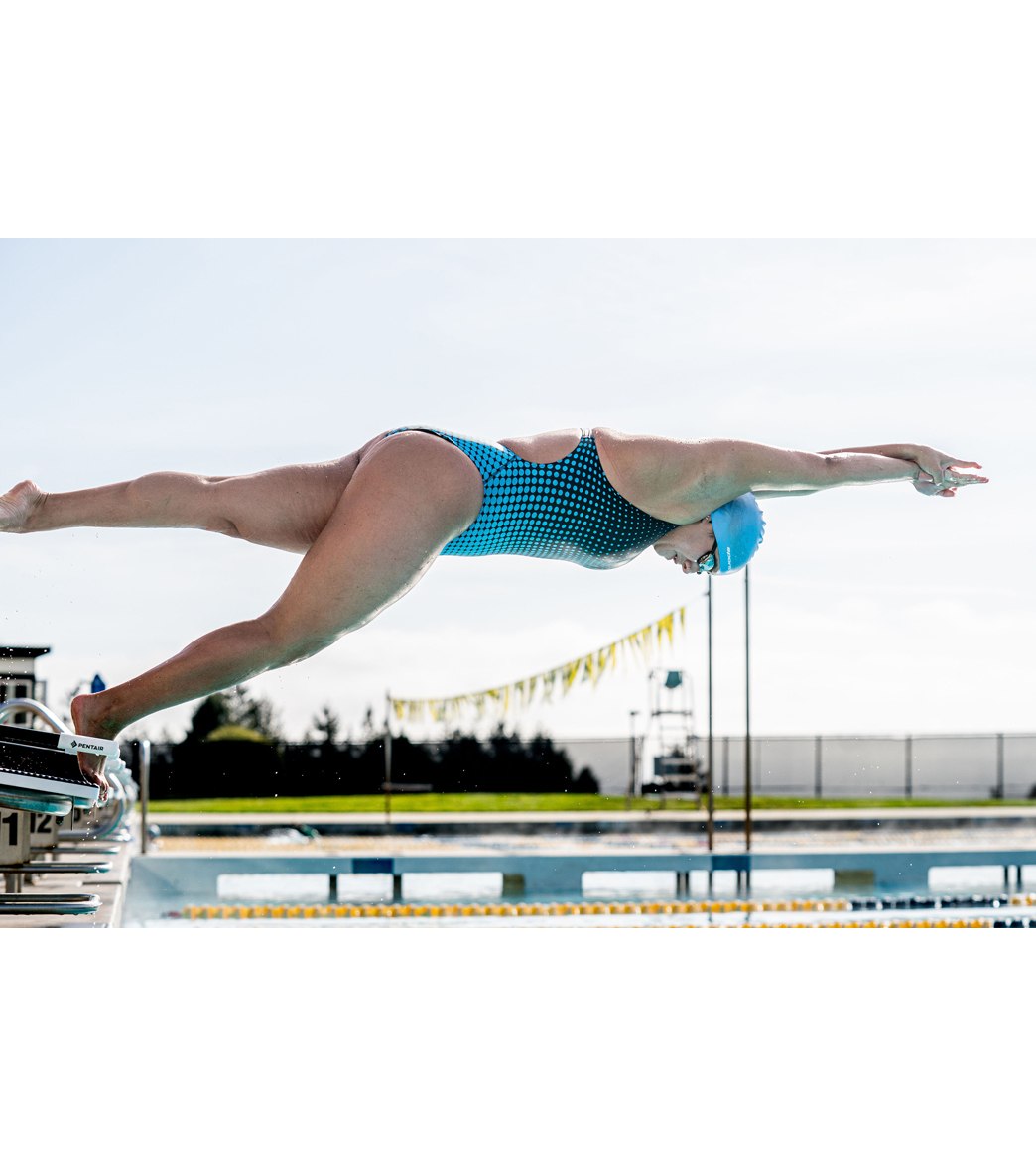 Sporti Molecule Thin Strap One Piece Swimsuit (22-44)