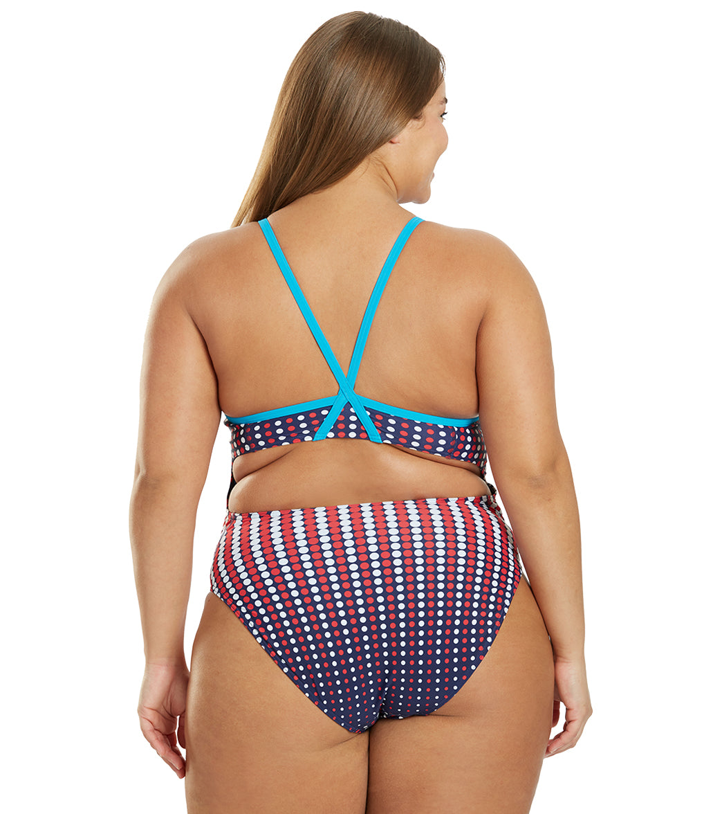 Sporti Molecule Thin Strap One Piece Swimsuit (22-44)