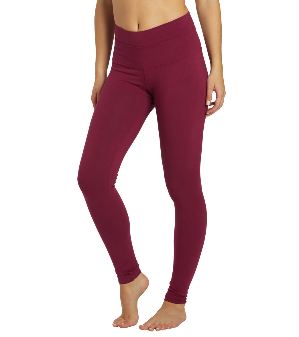 Hard Tail High Waisted Cotton Ankle Yoga Leggings