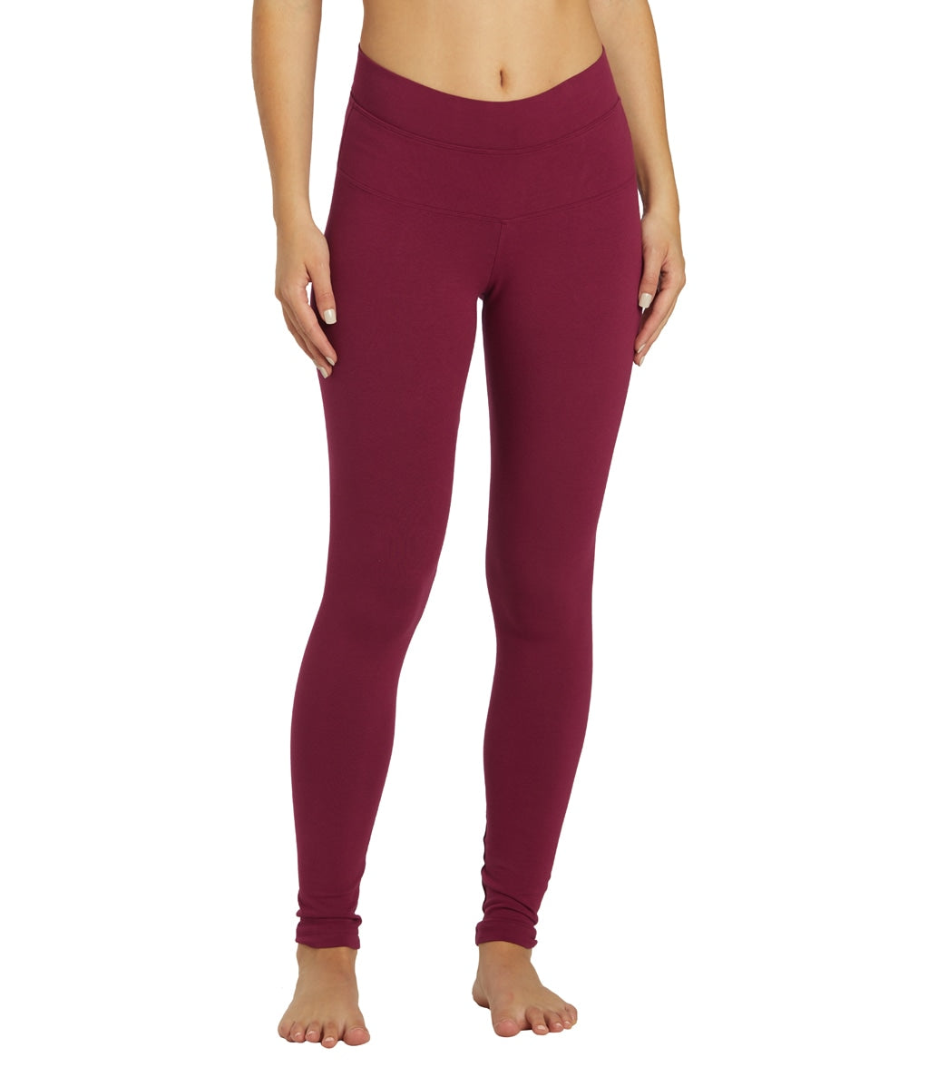 Hard Tail High Waisted Cotton Ankle Yoga Leggings