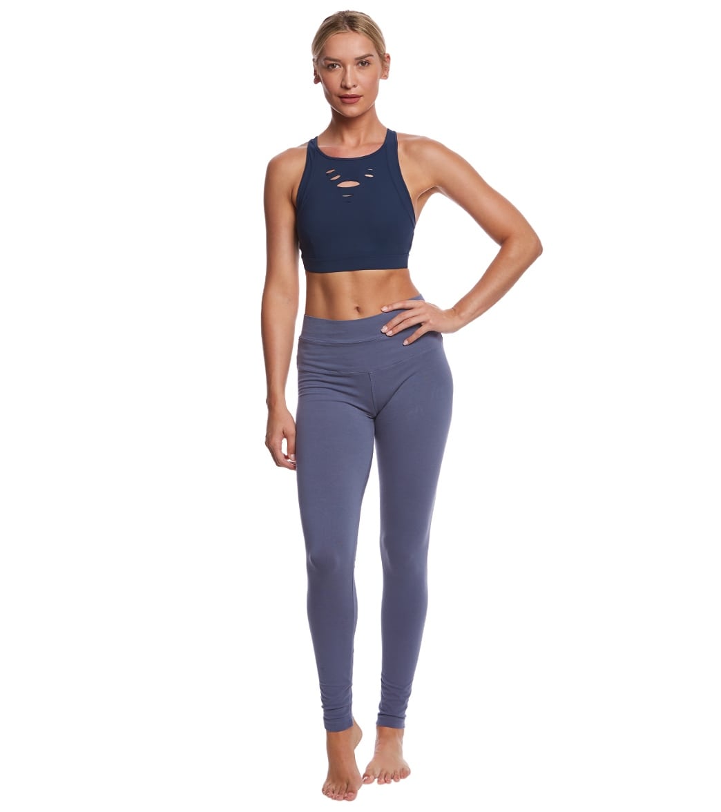 Hard Tail High Waisted Cotton Ankle Yoga Leggings