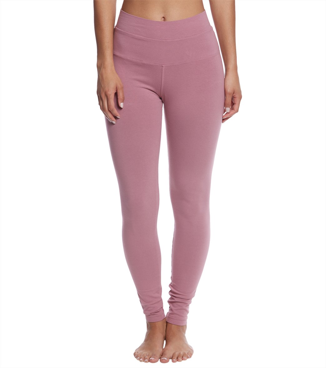 Hard Tail High Waisted Cotton Ankle Yoga Leggings