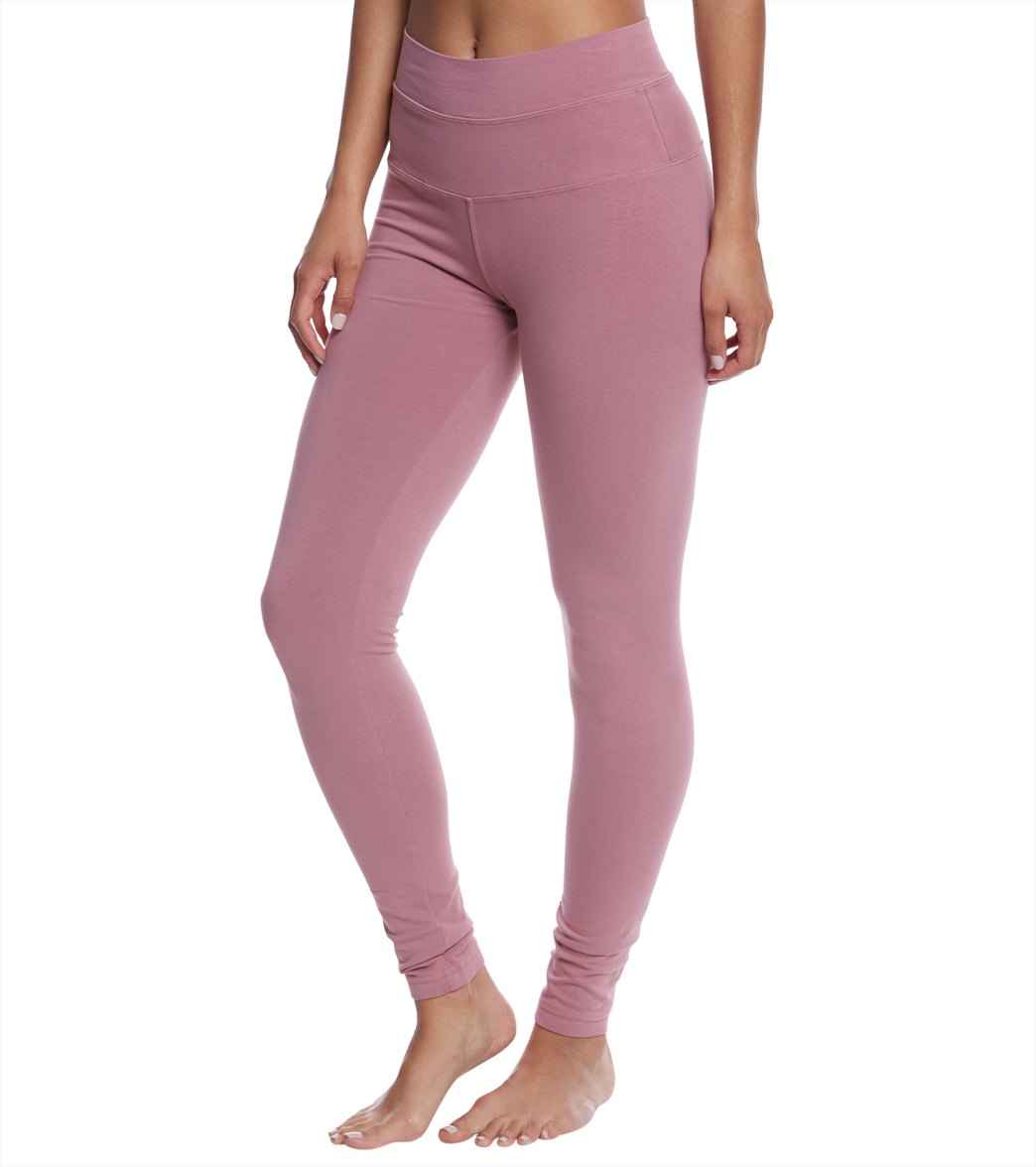 Hard Tail High Waisted Cotton Ankle Yoga Leggings