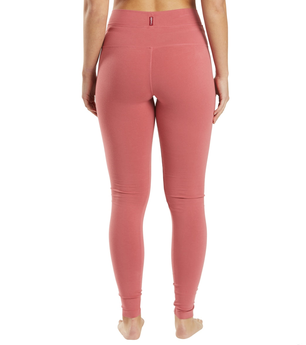 Hard Tail High Waisted Cotton Ankle Yoga Leggings
