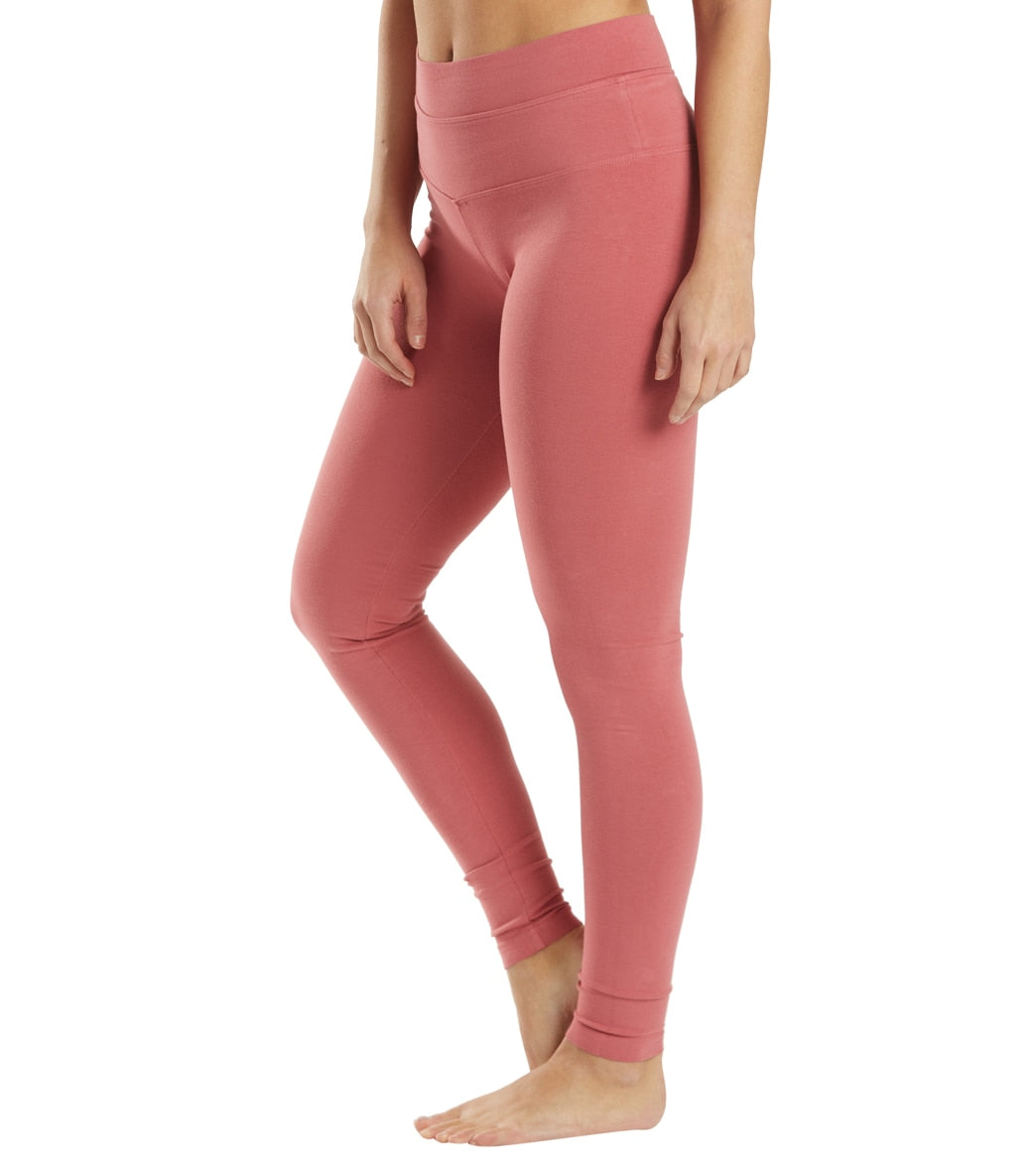 Hard Tail High Waisted Cotton Ankle Yoga Leggings