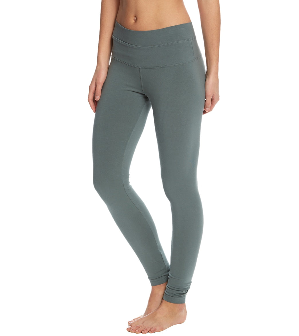 Hard Tail High Waisted Cotton Ankle Yoga Leggings