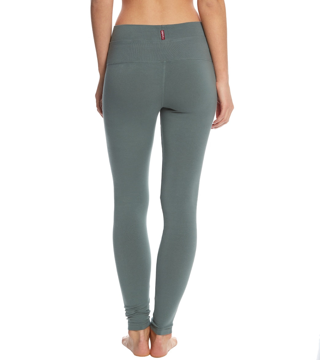 Hard Tail High Waisted Cotton Ankle Yoga Leggings