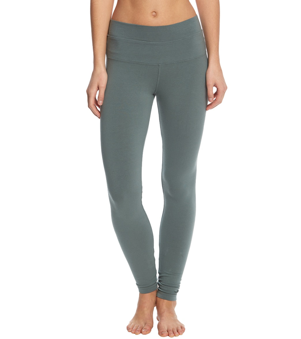 Hard Tail High Waisted Cotton Ankle Yoga Leggings