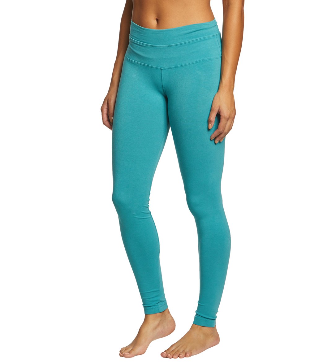 Hard Tail High Waisted Cotton Ankle Yoga Leggings
