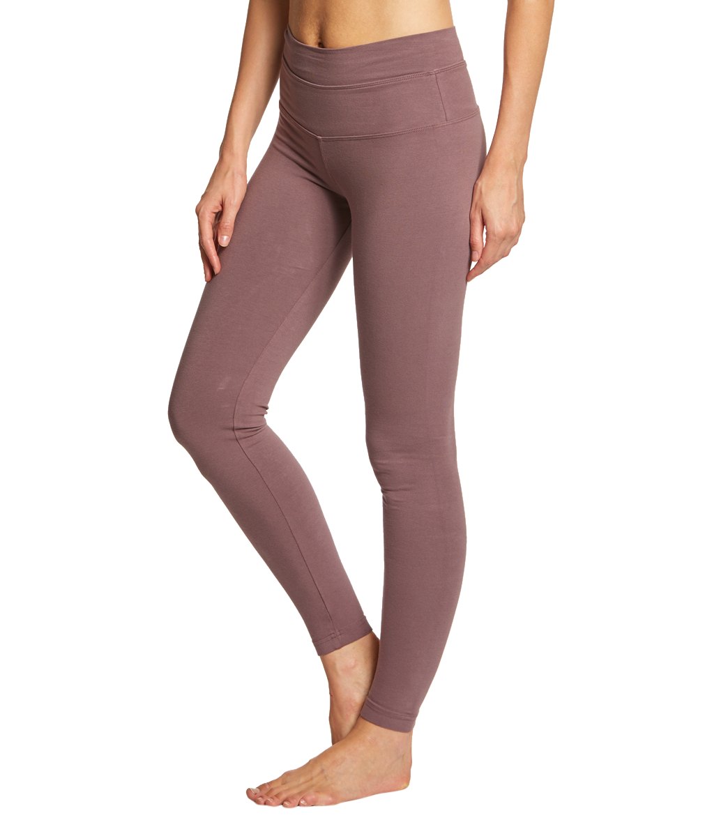 Hard Tail High Waisted Cotton Ankle Yoga Leggings