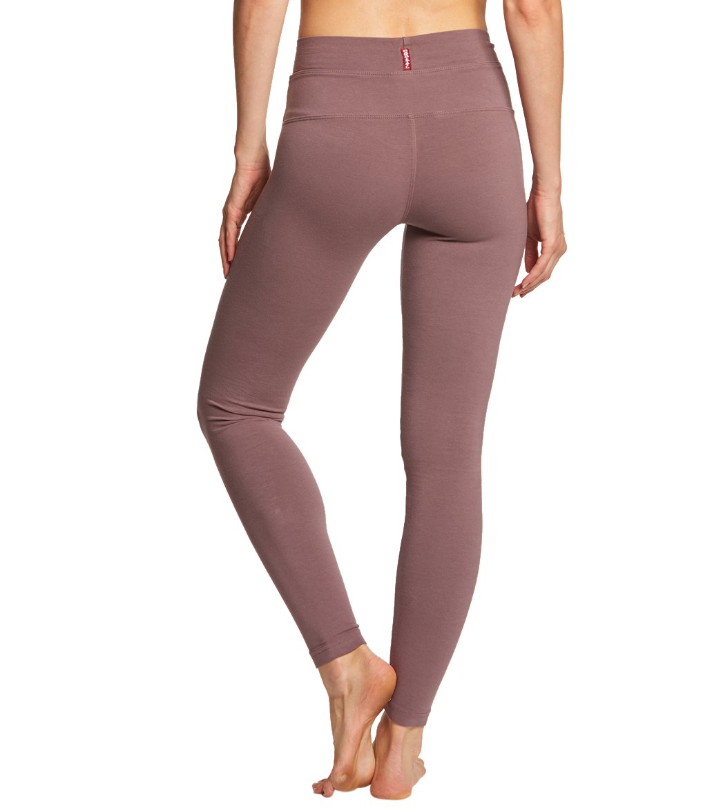 Hard Tail High Waisted Cotton Ankle Yoga Leggings