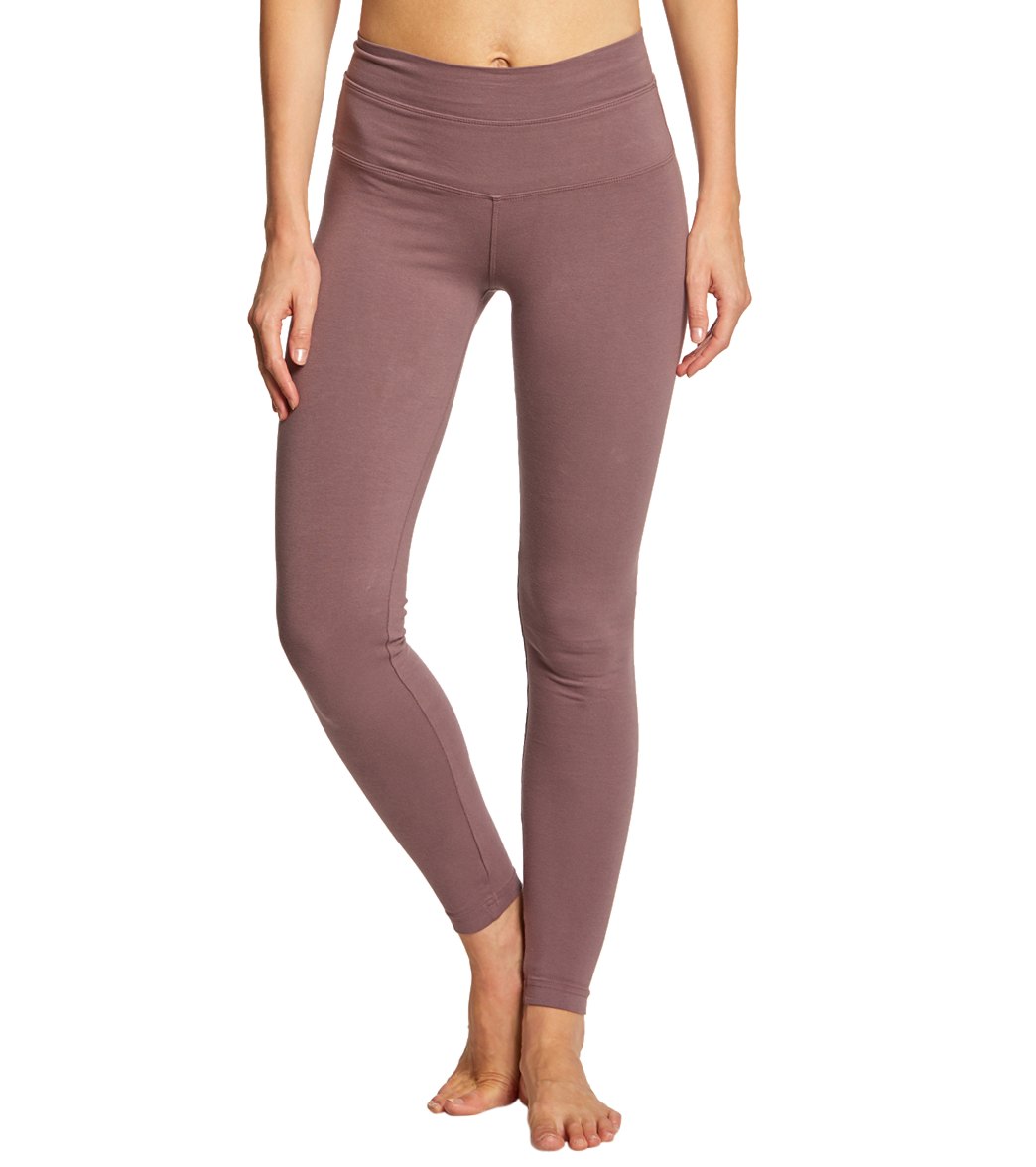 Hard Tail High Waisted Cotton Ankle Yoga Leggings
