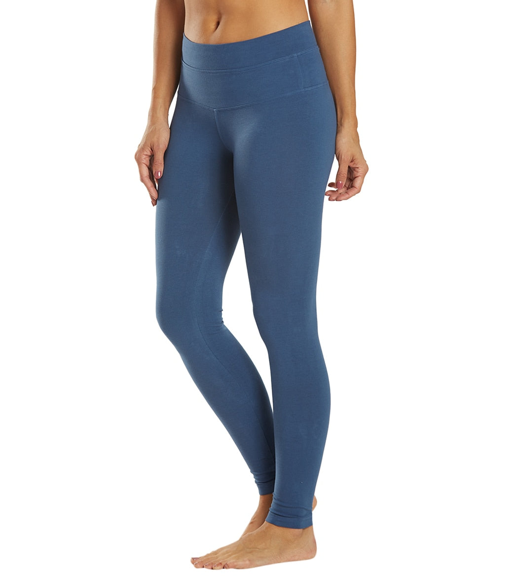 Hard Tail High Waisted Cotton Ankle Yoga Leggings