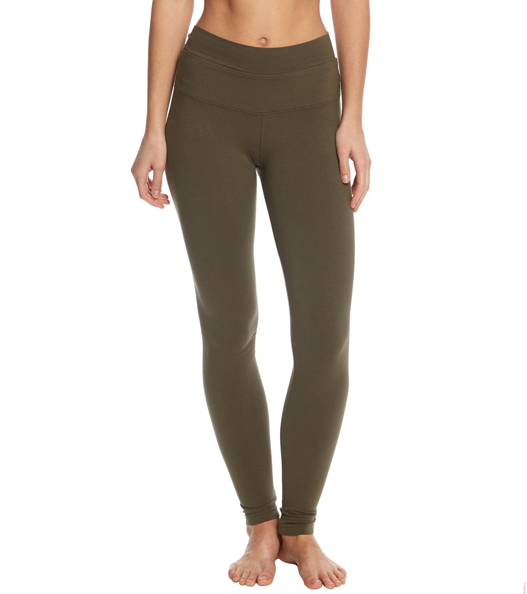 Hard Tail High Waisted Cotton Ankle Yoga Leggings