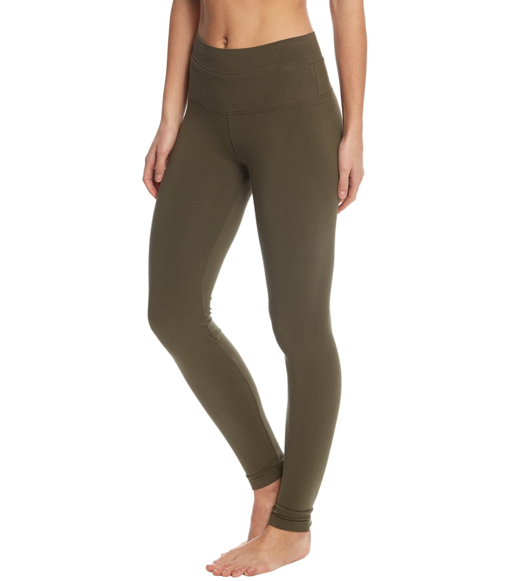 Hard Tail High Waisted Cotton Ankle Yoga Leggings