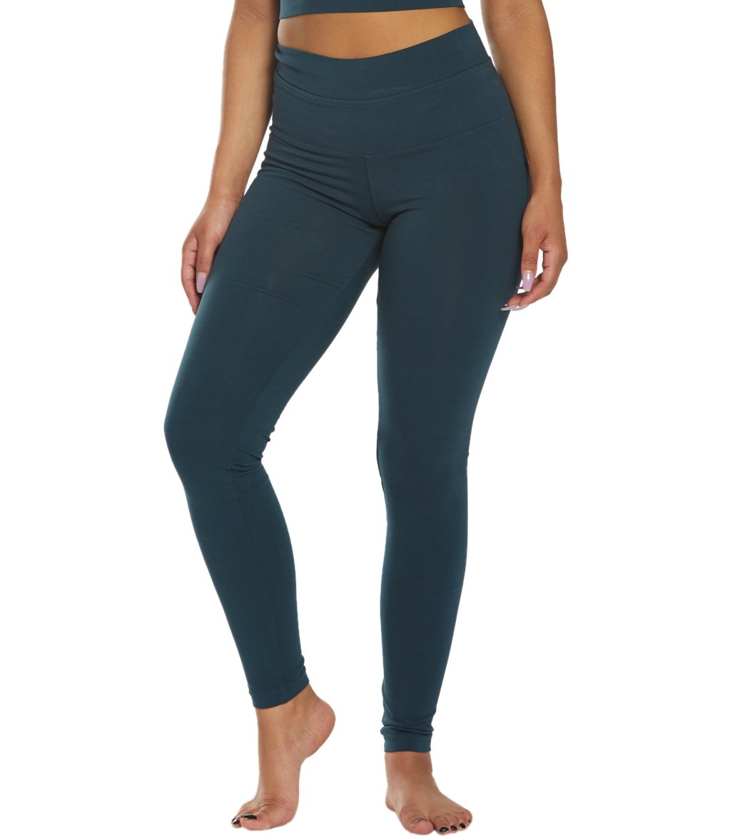 Hard Tail High Waisted Cotton Ankle Yoga Leggings