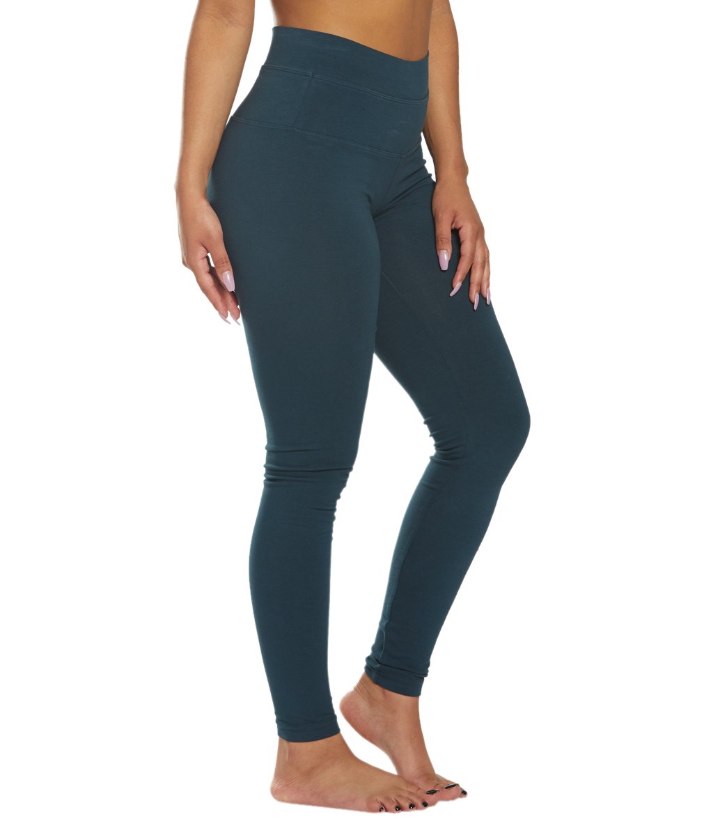 Hard Tail High Waisted Cotton Ankle Yoga Leggings