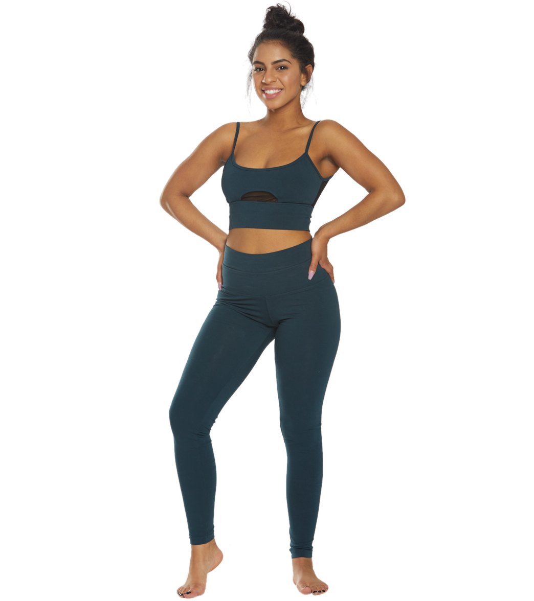 Hard Tail High Waisted Cotton Ankle Yoga Leggings